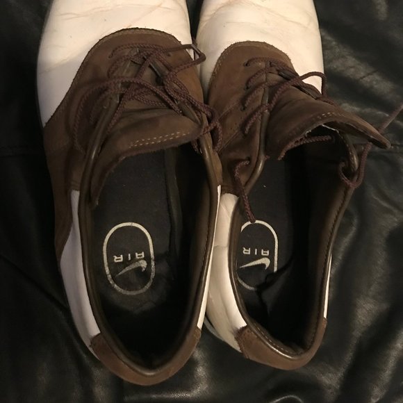 Nike Classic Golf Shoes White & Dark Khaki - Picture 3 of 7